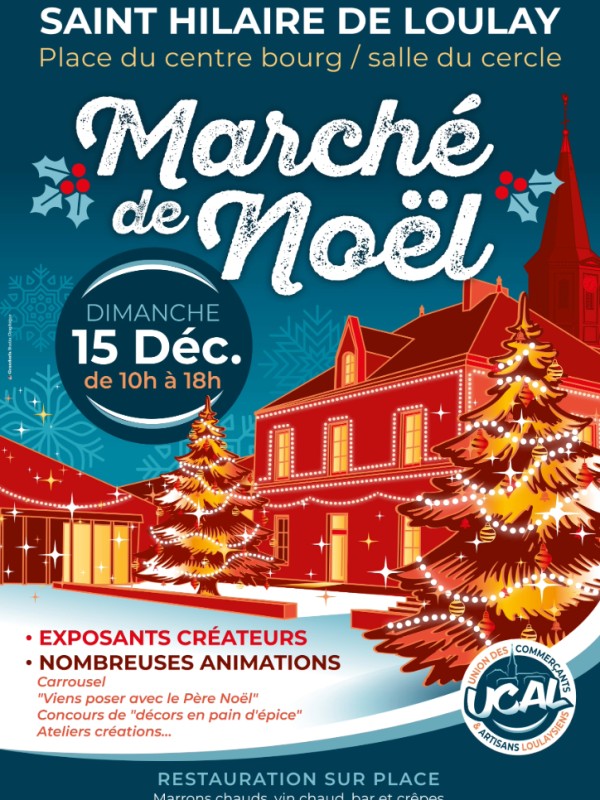 Marché de Noël St Hilaire de Loulay/Montaigu